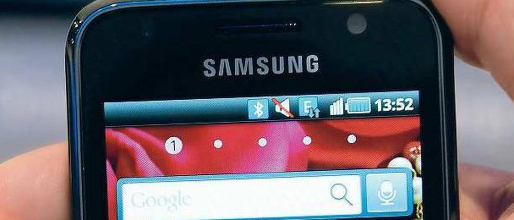 Das Android-Smartphone Samsung Galaxy gilt als iPhone-Herausforderer. 