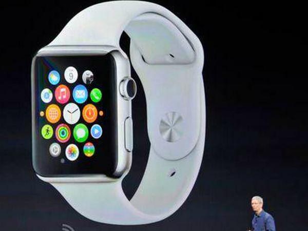 Es ist eine Uhr: die neue Apple Watch. 