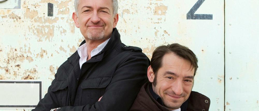 Boris Aljinovic (re.) und Dominic Raacke verkörpern in den RBB-"Tatorten" die Kommissare Felix Stark und Till Ritter zu sehen. Ab 2015 wird es neue Ermittler geben.