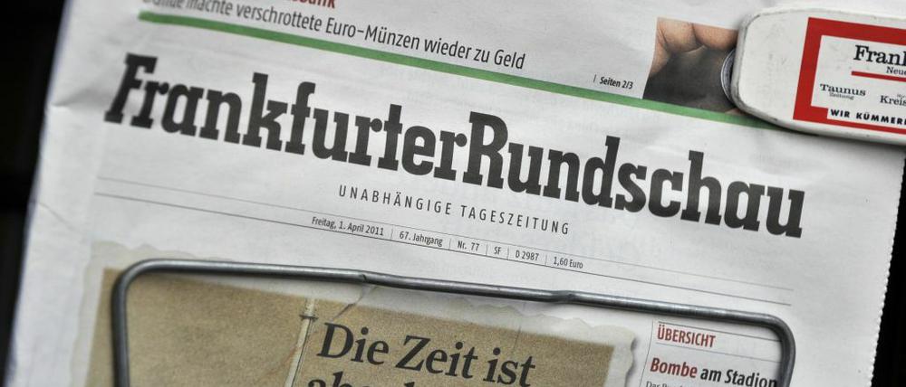 Die "Frankfurter Rundschau" kämpft bereits seit vielen Jahren gegen finanzielle Schwierigkeiten.
