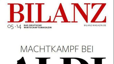 Neues Wirtschaftsmagazin von Springer: "Bilanz" liegt der "Welt" bei. 
