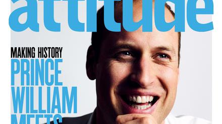 Prinz William auf dem Cover des "Attitude"-Magazins.