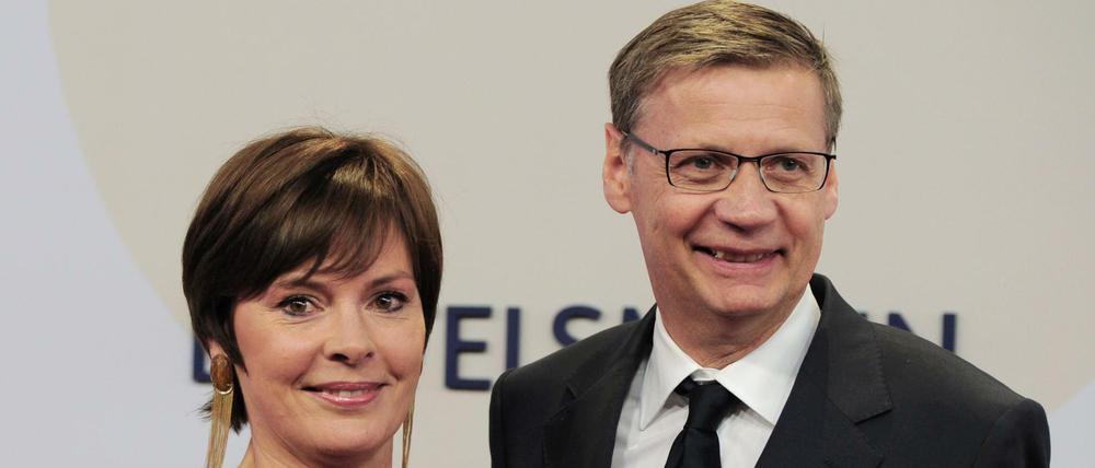 Moderator Günther Jauch und Ehefrau Thea.