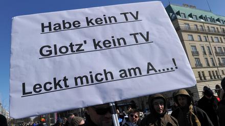 Mal lauter, mal leiser. Der Protest gegen den Rundfunkbeitrag hält an. Jetzt wird in Leipzig dagegen geklagt.