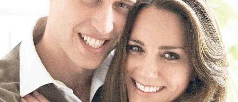 Taschentücher bereithalten! Kate Middleton und Prinz William wollen am 29. April heiraten. ARD und ZDF übertragen live, in Farbe – und parallel. Foto: dapd
