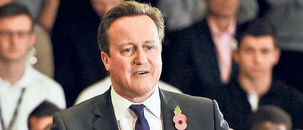 Keine Tempora-Berichte, bitte. Premier Cameron fordert von den Medien „gesellschaftliche Verantwortung“. Foto: Reuters