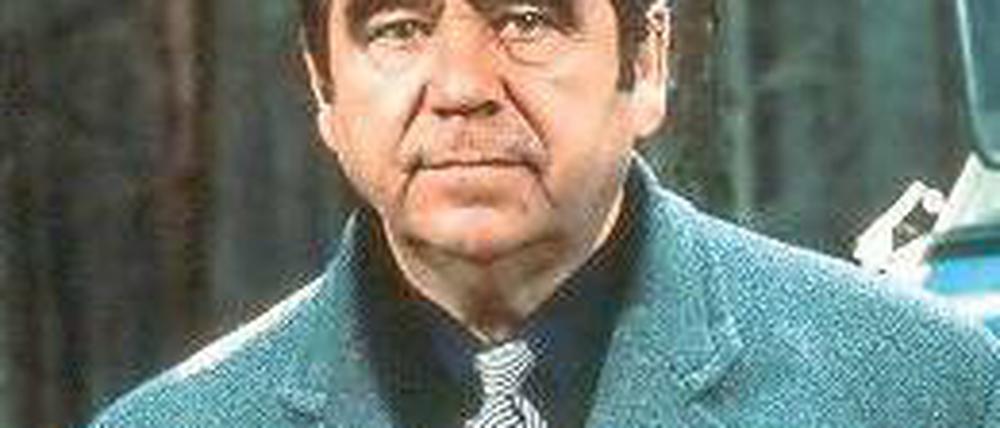 Mit Trimmel fing es an. Von 1970 bis 1982 war der erste „Tatort“-Kommissar, gespielt von Walter Richter, im Einsatz. Foto: pa/obs