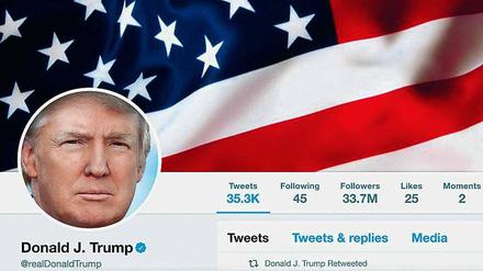 Kann nicht regieren ohne Twitter: US-Präsident Donald Trump. 