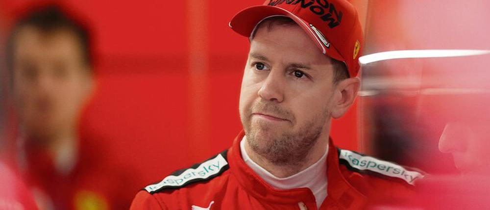 Ferrari-Fahrer Sebastian Vettel hat mit Charles Leclerc seinen größten Rivalen im eigenen Team. 