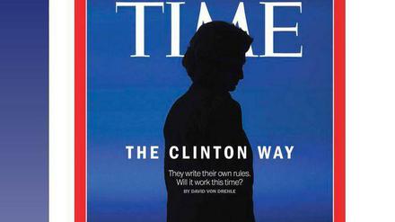 Ob das wohl Absicht wahr? Das "Time"-Magazin zeigt eine gehörnte Hillary Clinton.