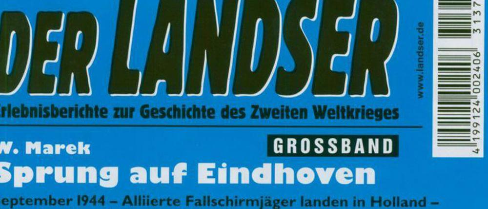 Das Magazin "Der Landser". 