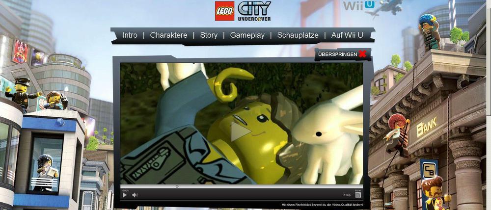 Das Spiel Lego City Undercover.