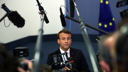 Frankreichs Präsident Emmanuel Macron hatte den Plan im Wahlkampf angekündigt.