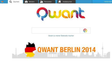 Die Suchmaschine Qwant kommt aus Frankreich. Am Dienstag startete sie nun auch offiziell in Deutschland.