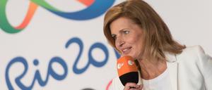Moderierte am Donnerstag den Olympia-Countdown im ZDF: Katrin Müller-Hohenstein.