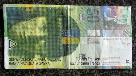 Die Künstlerin Sophie Taeuber-Arp auf der Schweizer 50-Franken-Banknote. Im TV wird sie nicht gewürdigt.