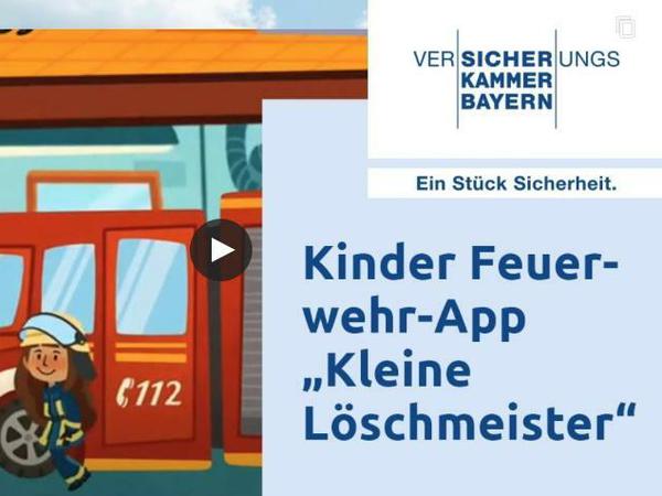 Sieger in der Apps-Kategorie: „Der kleine Löschmeister“ von der Versicherungskammer Bayern. „Wissen zum Thema Feuerwehr und zu Brandverhütung wird spielerisch verpackt“, urteilt die Fachjury.