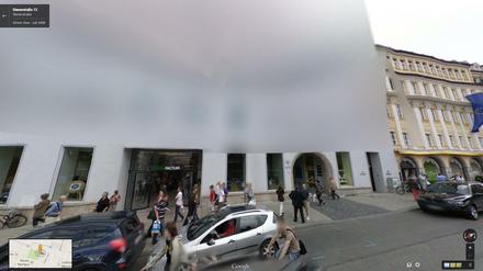 Unsichtbar. Googles Münchner Geschäftsstelle in der Dienerstraße.