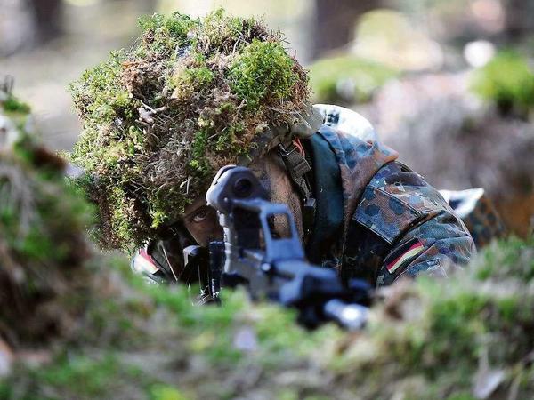 Im Zukunft ohne Moos und ohne Gewehr: Die Bundeswehr bildet Soldaten für Angriffe im Cyberspace aus.