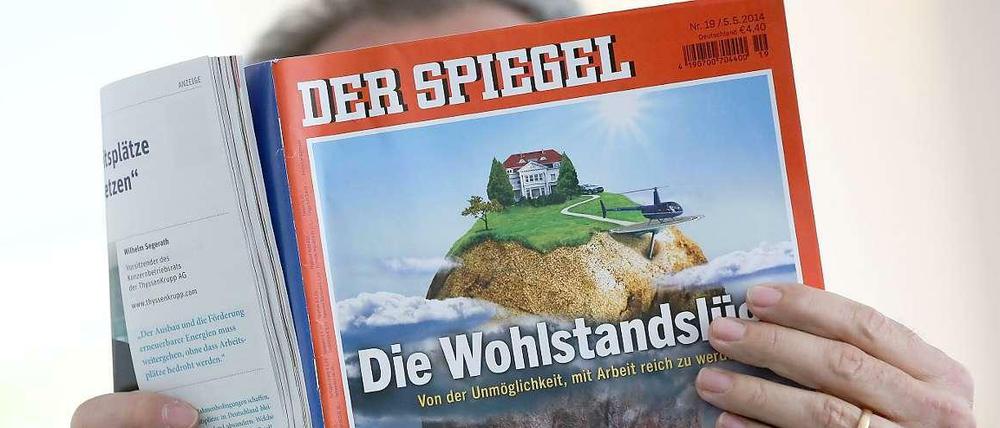 Das Hamburger Nachrichtenmagazin "Der Spiegel" hat ein neues Layout.