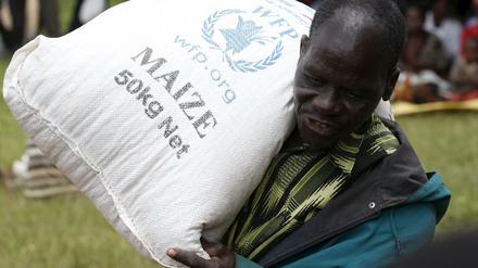 Wie hier in Malawi sind Millionen Menschen in Afrika dringend auf Nahrungshilfen angewiesen.