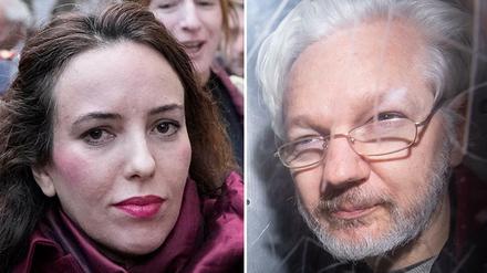 Wikileaks-Gründer Julian Assange und Stella Moris, seine Verlobte. Wie Moris jüngst via Twitter angekündigt hatte, findet die Hochzeit im Londoner Hochsicherheitsgefängnis Belmarsh statt.
