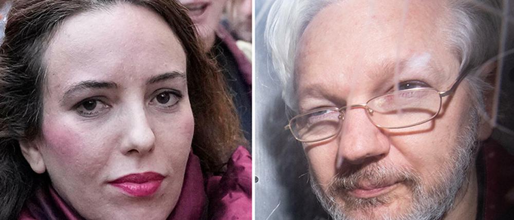 Wikileaks-Gründer Julian Assange und Stella Moris, seine Verlobte. Wie Moris jüngst via Twitter angekündigt hatte, findet die Hochzeit im Londoner Hochsicherheitsgefängnis Belmarsh statt.