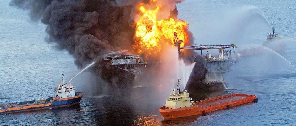 Das Unglück auf der "Deepwater Horizon" führte zu einer verheerenden Ölpest im Golf von Mexiko.