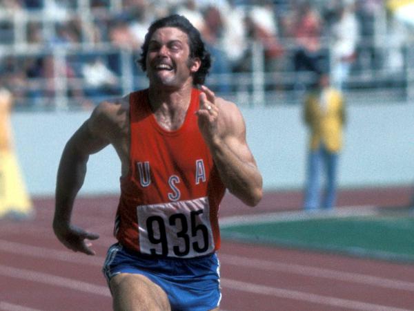 Bruce Jenner bei den Olympischen Spielen in Montreal, 1976