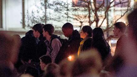Trauer an der University of North Carolina nach dem Mord an drei Studenten im Februar.