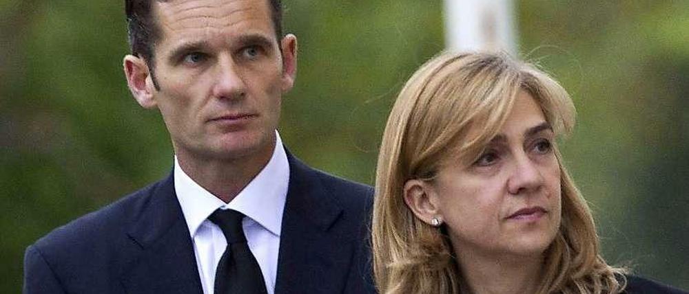 König Felipes Schwester Cristina und ihr Ehemann Undargarin sollen sechs Millionen Euro veruntreut haben.