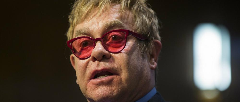 Musiker Elton John im Mai 2015. 