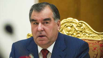 Der Staatspräsident von Tadschikistan: Wenn es nach Emomali Rachmon geht, sollen Eltern in dem Land in Zentralasien bald nicht mehr frei über die Vornamen ihrer Kinder entscheiden dürfen. 