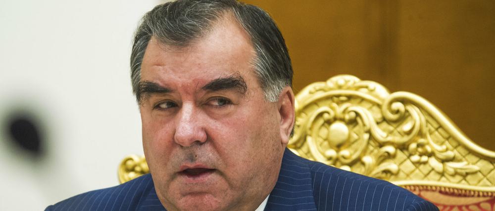 Der Staatspräsident von Tadschikistan: Wenn es nach Emomali Rachmon geht, sollen Eltern in dem Land in Zentralasien bald nicht mehr frei über die Vornamen ihrer Kinder entscheiden dürfen. 