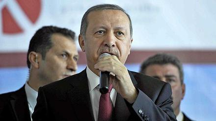 Der Türkische Präsident Recep Tayyip Erdogan
