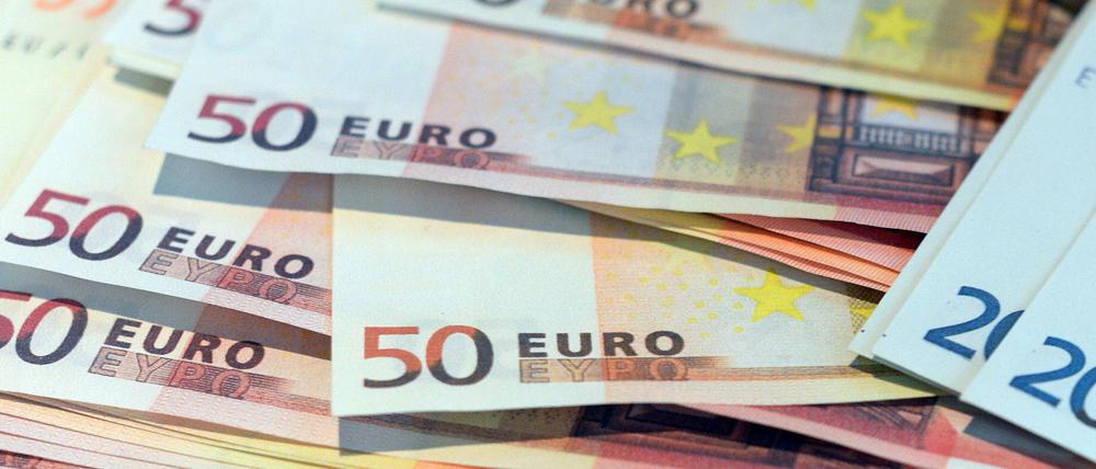 Im ersten Halbjahr wurden 50500 falsche Euro-Noten sichergestellt.