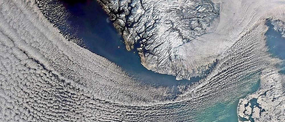 Fjordlandschaft zwischen Dänemark und Norwegen, Satellitenfoto