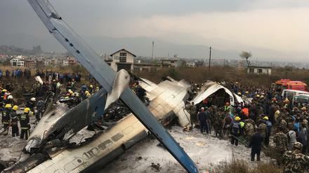 Nepal: Passagiermaschine beim Landeanflug auf die nepalesische Hauptstadt Kathmandu abgestürzt