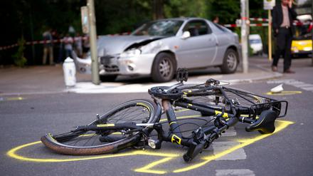 Der Unfallgegner Auto ist für Radfahrer in Deutschland die größte Gefahr.