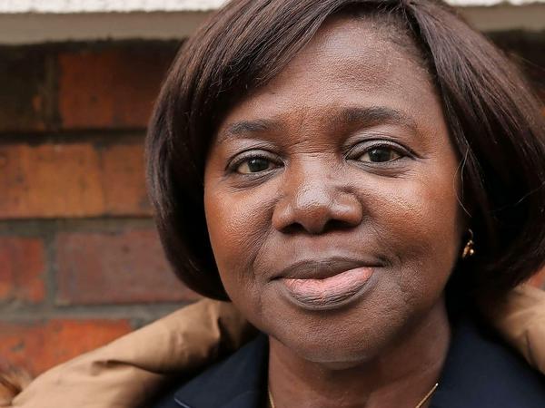 Die Gewerkschafterin Marie-Jeanne N’Zore Kombo aus der Elfenbeinküste. 