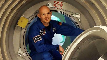 Trainiert für seinen Einsatz. Der deutsche Astronaut Alexander Gerst.