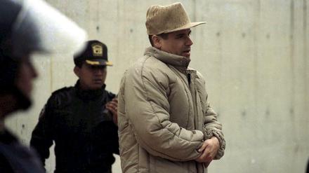 Seltenes Bild: Joaquin Guzmán im Gefängnis von La Palma in Mexiko. Seit seiner spektakulären Flucht fehlt von dem Drogenbaron jede Spur. Sogar der Gefängnisdirektor stand auf seiner Lohnliste.