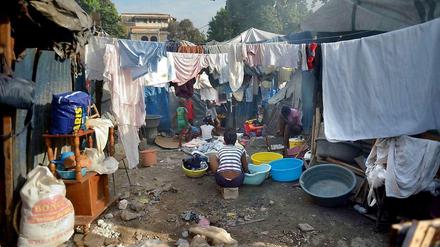 Das Zeltlager Icare in der Hauptstadt Port-au-Prince wird nach und nach geräumt.