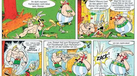 Klassiker. Bis 1977 prägten Goscinny und Uderzo die Reihe, hier „Asterix bei den Olympischen Spielen“.