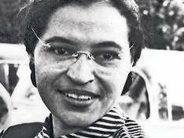 Rosa Parks 1955 in Montgomery, Alabama.