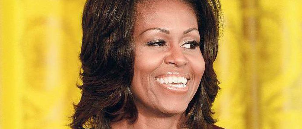 Zwei Drittel der Amerikaner beurteilen sie positiv. Michelle Obama. Foto: dpa