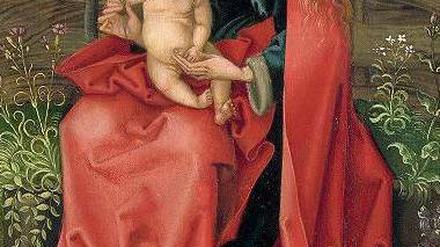 „Die Jungfrau mit Kind im Garten“ von Martin Schongauer (1469–91). Dieses und andere Werke der deutschen Renaissance zeigt die National Gallery. 