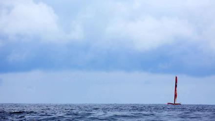 Rekorderprobt. Der 30 Meter lange Trimaran „Qingdao“ hat 2008 unter anderem Namen die Welt schon in kürzester Zeit umsegelt. 
