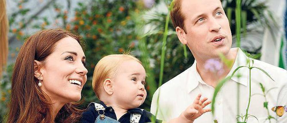 Familienmenschen (I) - die Royals William und Kate mit Nachwuchs
