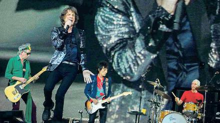 Auf dem neuen Album der Rolling Stones – hier bei einem Konzert 2014 – sind zwölf Stücke.